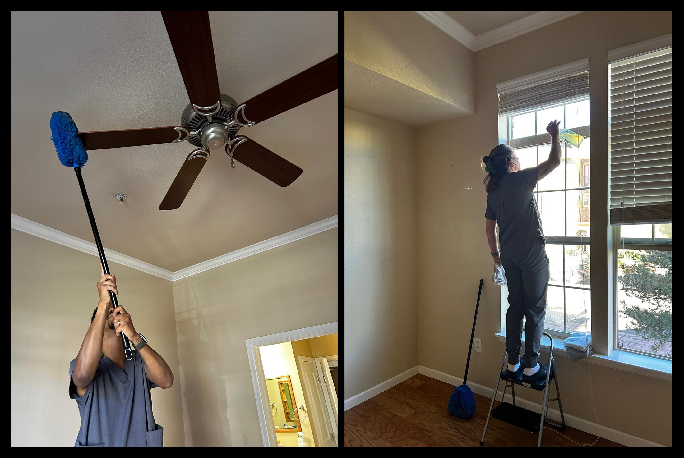 CMC House Cleaning team providing professional service
